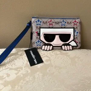 Karl Lagerfeld | Bags | Karl Lagerfeld Colorful Graphic  Karl Lagerfeld Multicolor Graphic Wristlet main image 2